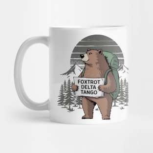 Funny Bear Foxtrots Deltas Tango Mug